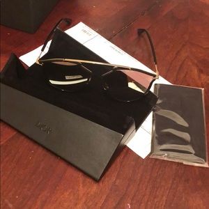 Dior Sorealriss sun glasses blk/ gold